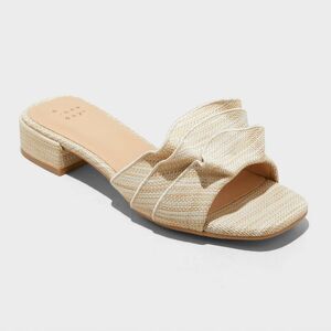 A New Day Lyta Raffia Ruffle Sandals